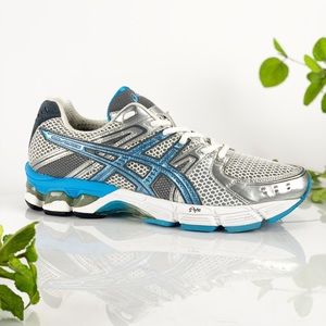 Asics | Shoes | Asics Gel 330 Women Running Shoe White Blue | Poshmark